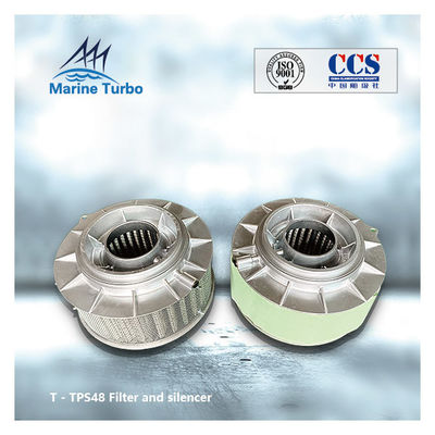 Silenciador turbo de flujo mixto de una sola etapa T-TPS48